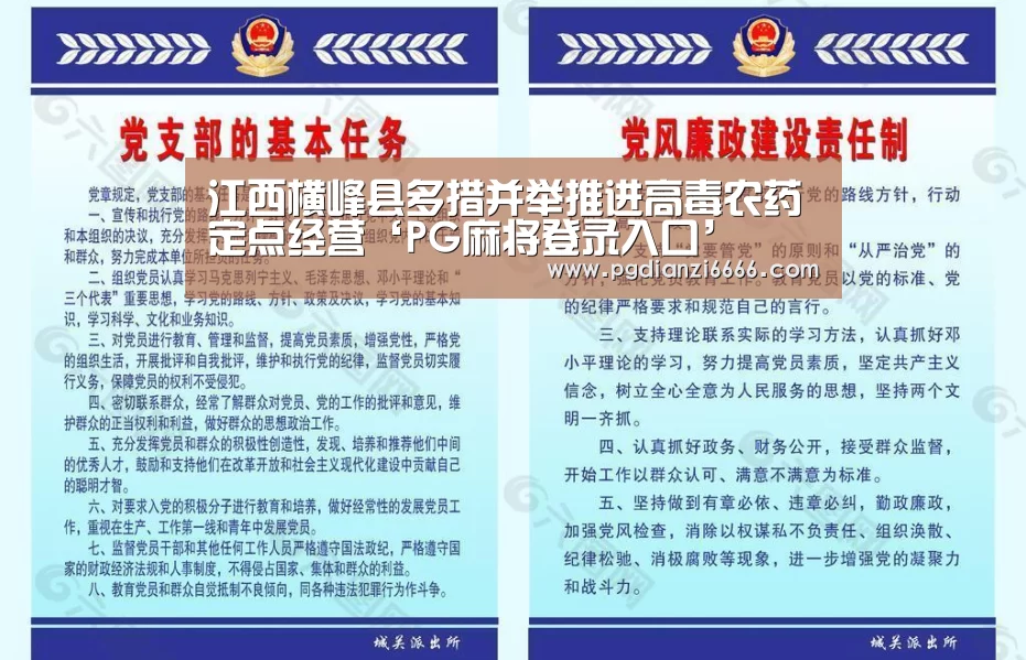 江西横峰县多措并举推进高毒农药定点经营‘PG麻将登录入口’(图4) PG娱乐中心